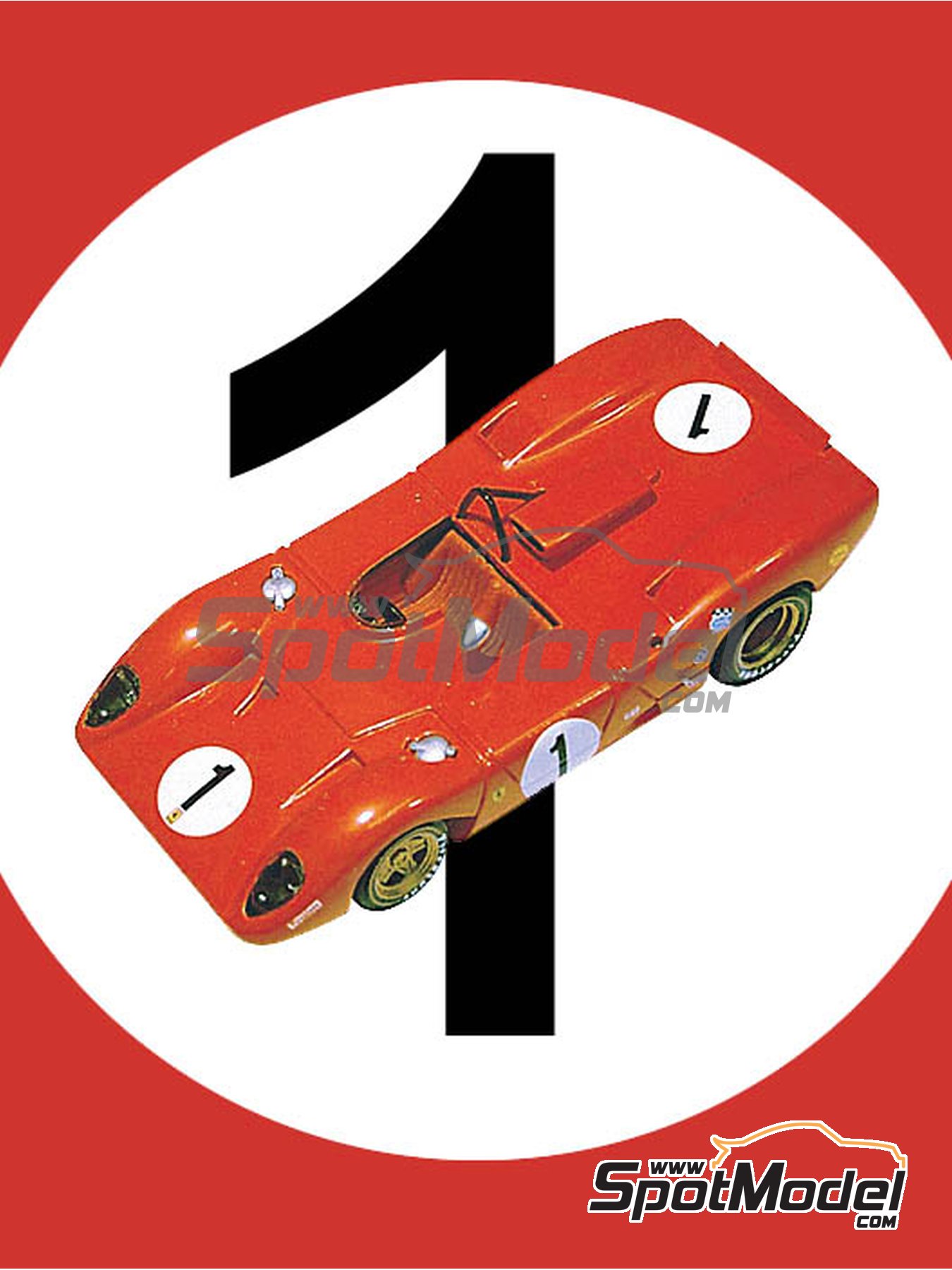 Tameo Kits TMK087: Car scale model kit 1/43 scale - Ferrari 312P